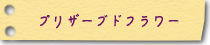 プリザーブドフラワー